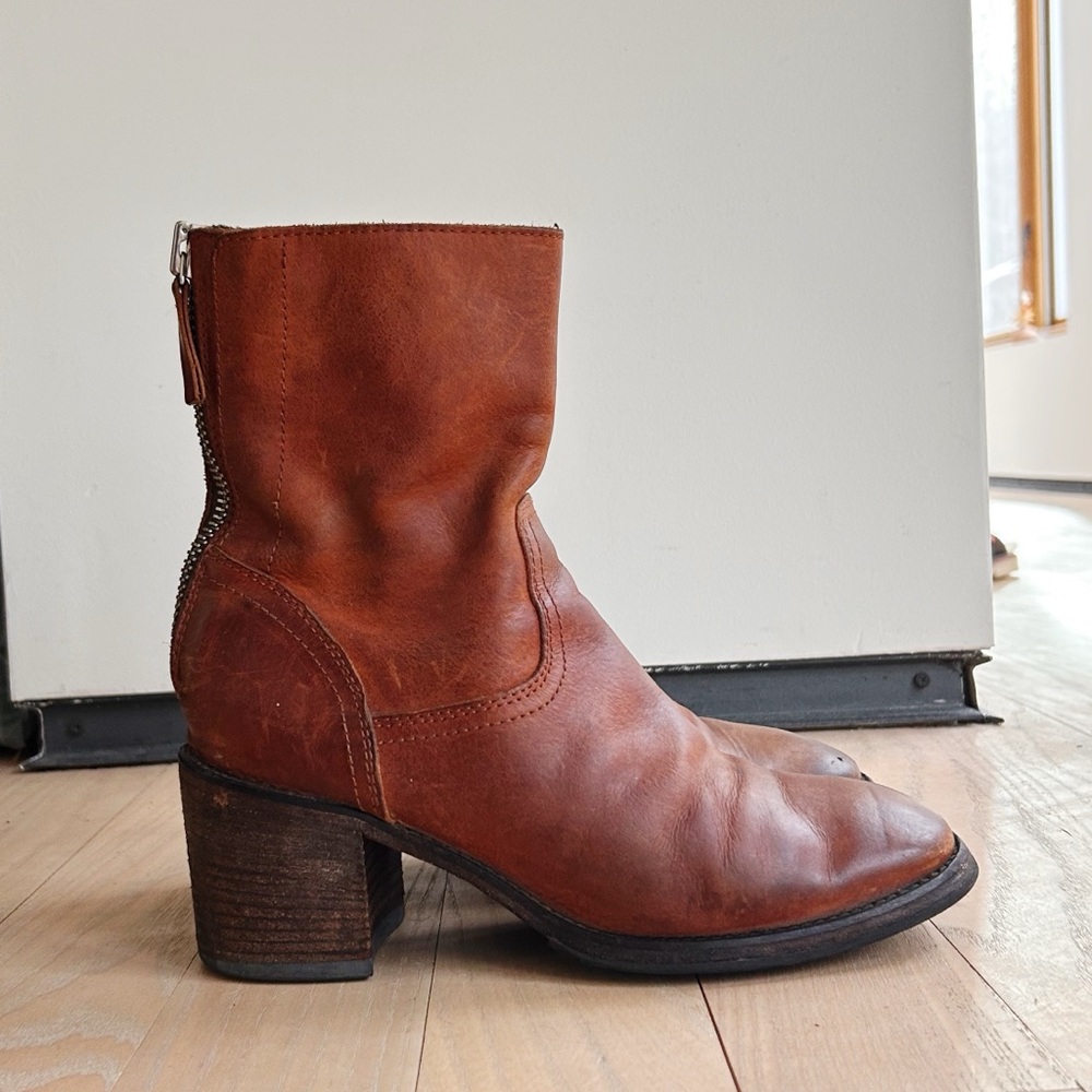 MOMA Leather Boots Size 38